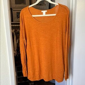 Drop Sleeve Marigold Lightweight Sweater
